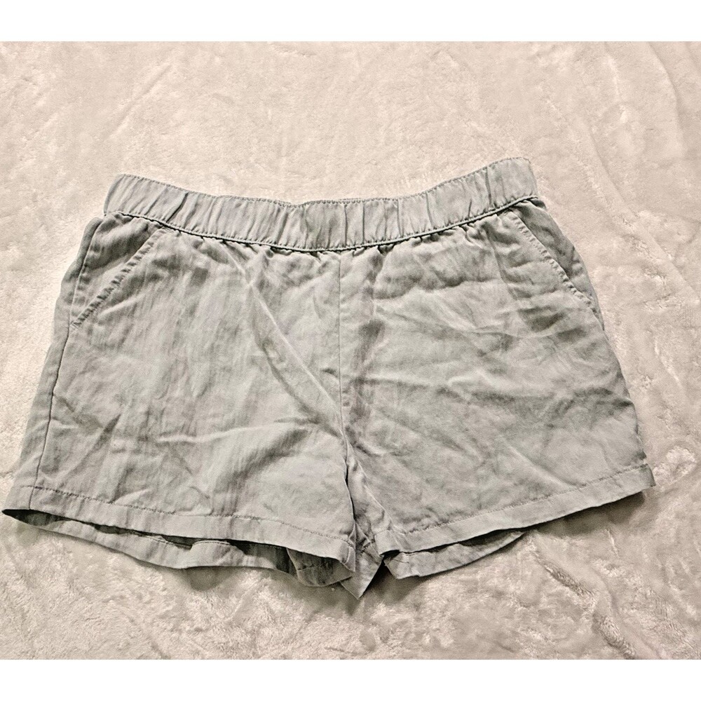 Calypso St. Barth Green Relaxed Casual Shorts Elastic Waist Pull On - XL